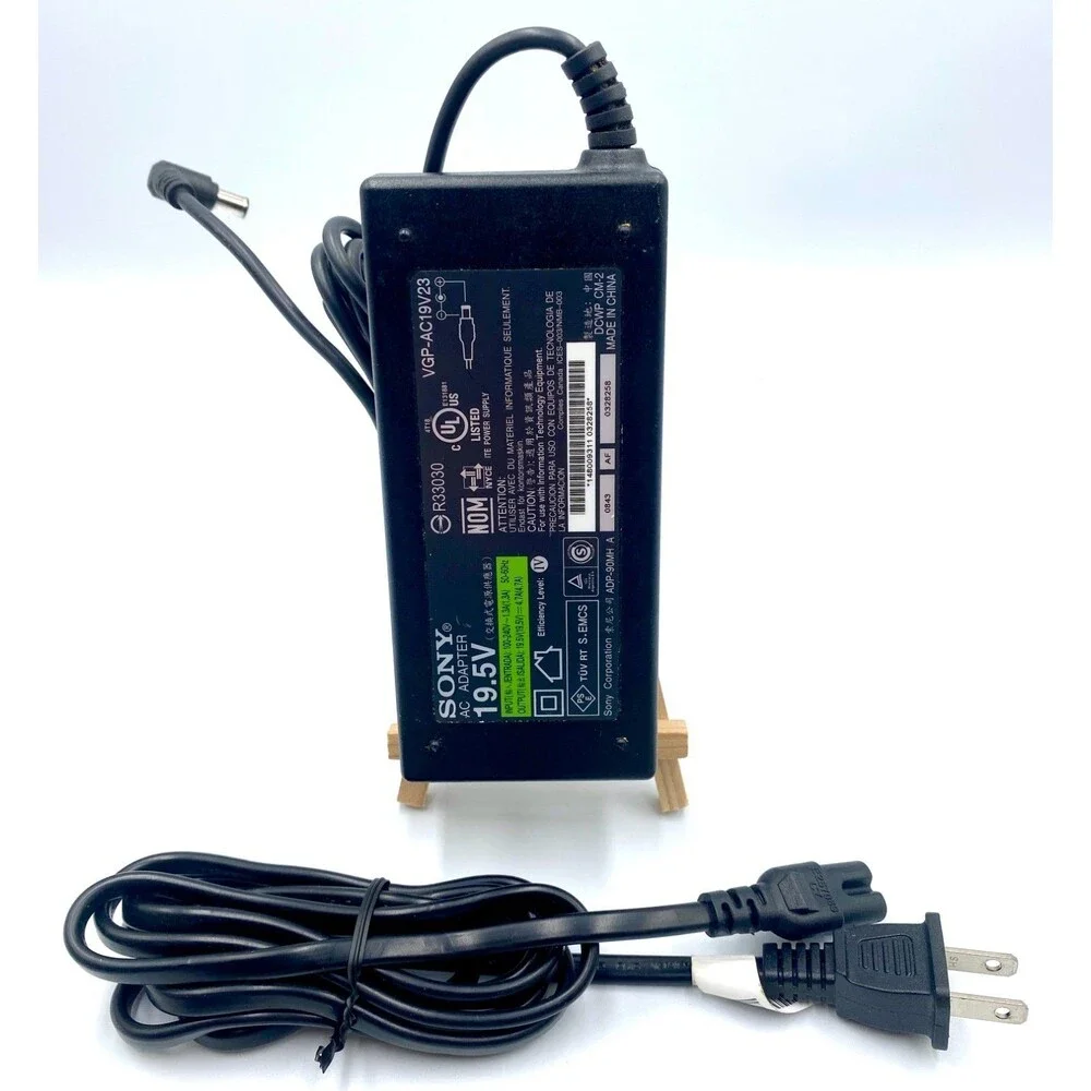 Sony VGP-AC19V32 Vaio Laptop Charger AC Adapter Power Supply 19.5V 4.7A 90W